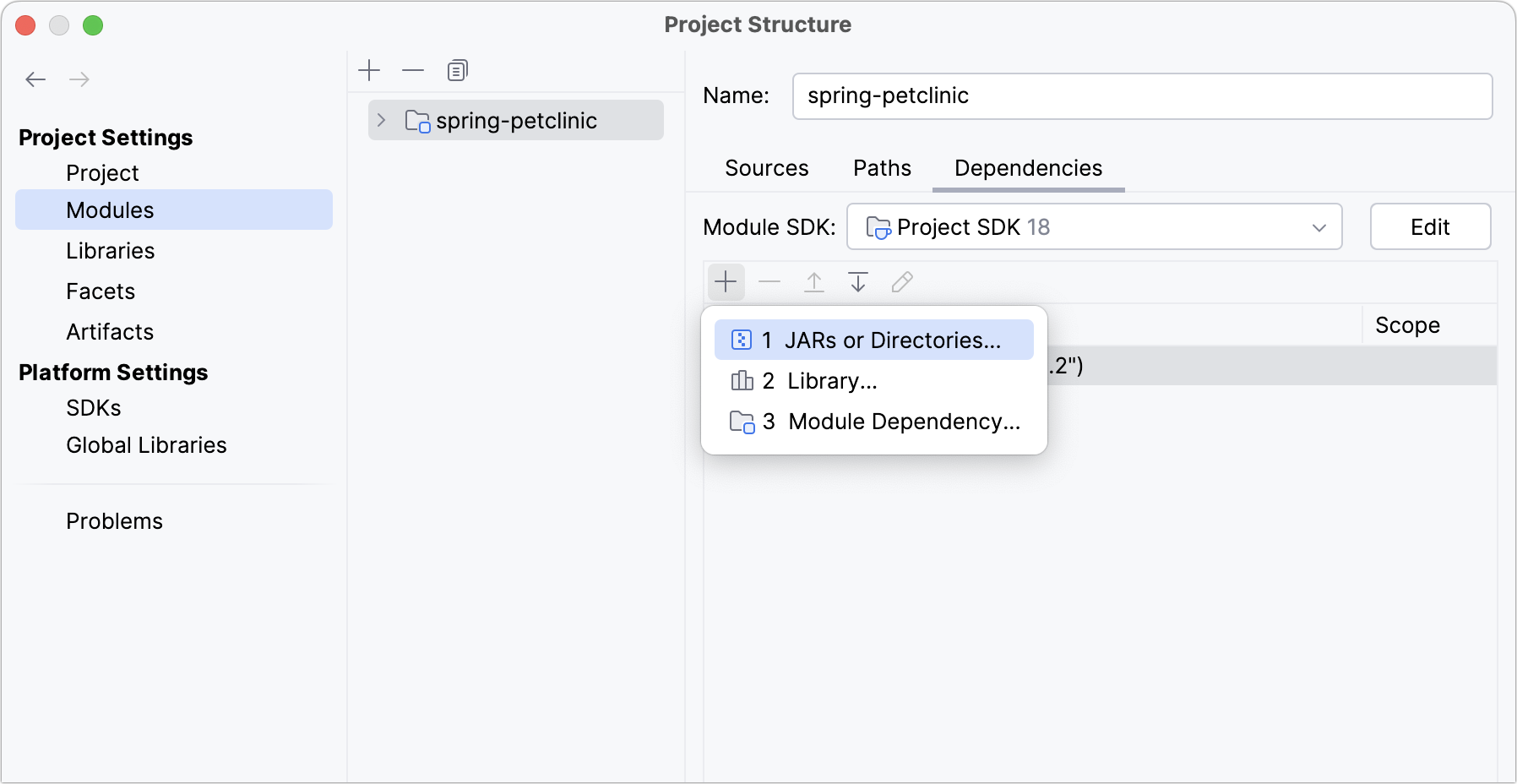 Adding a new dependency Adding a new dependency