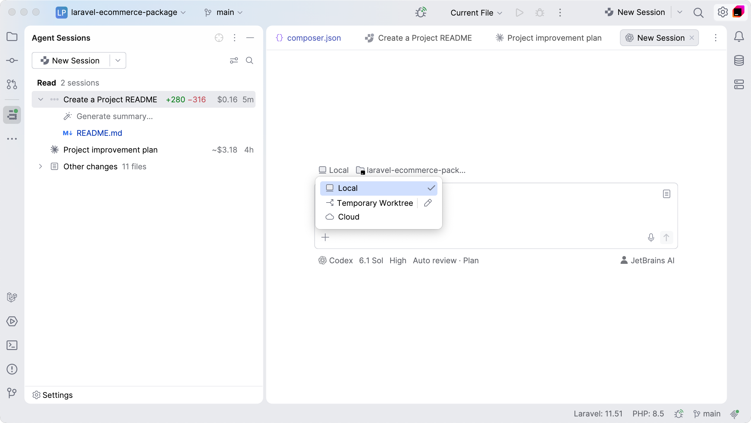 Agent workspace PhpStorm Agent workspace PhpStorm