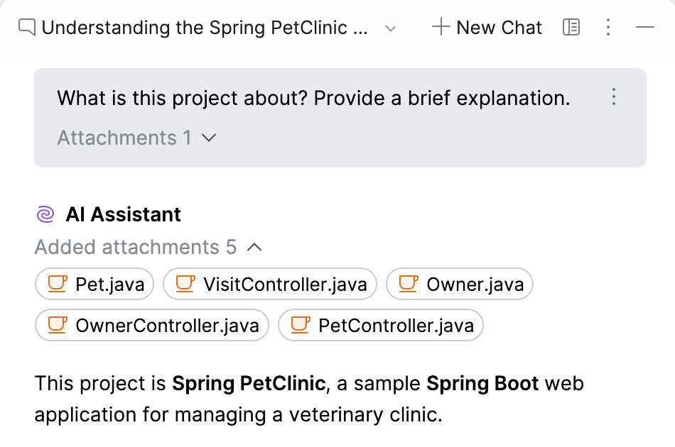 Context-aware AI chat Context-aware AI chat