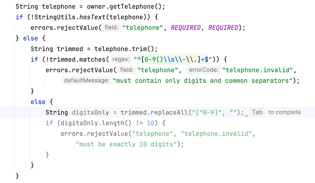 Code insights Code insights