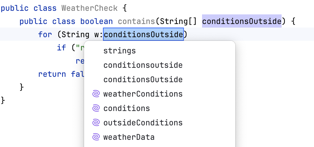 AI&nbsp;Assistant suggests new names
