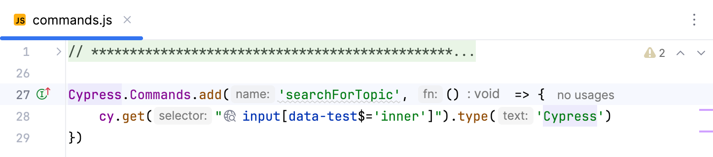 Custom Command written in TypeScript Custom Command written in TypeScript
