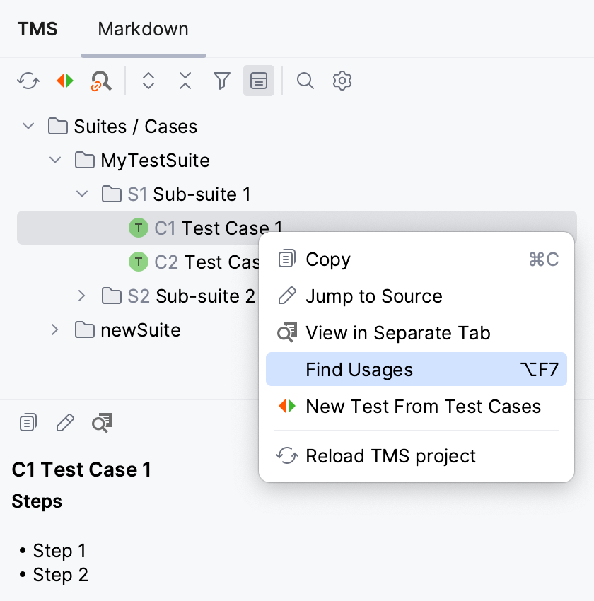 Locate referring code Locate referring code