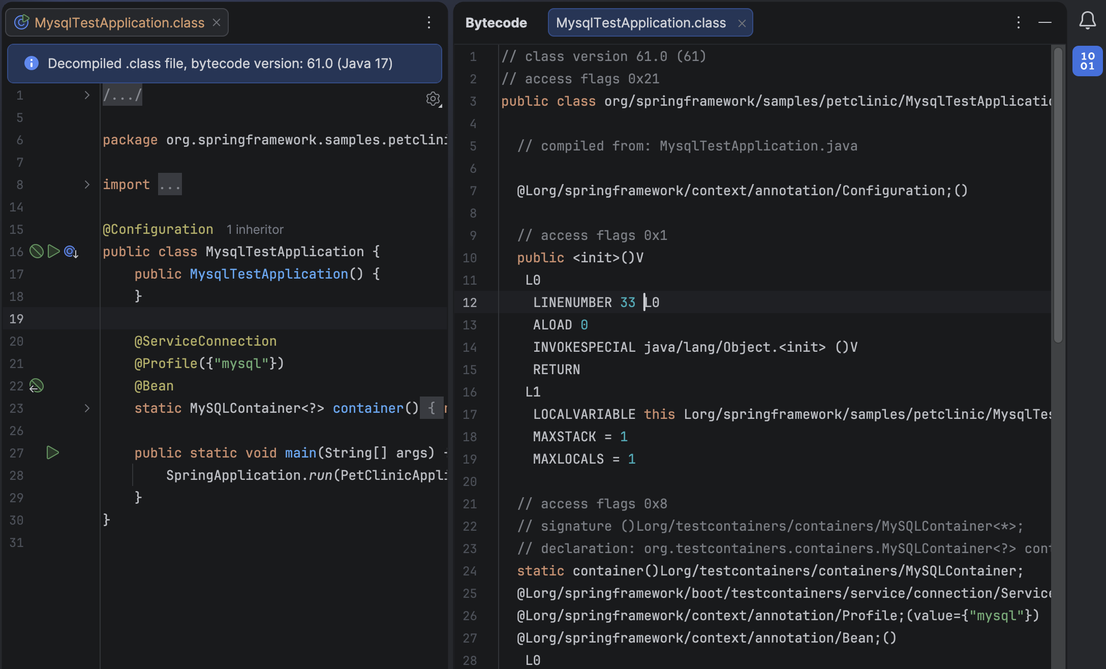 字节码查看器 | IntelliJ IDEA 文档