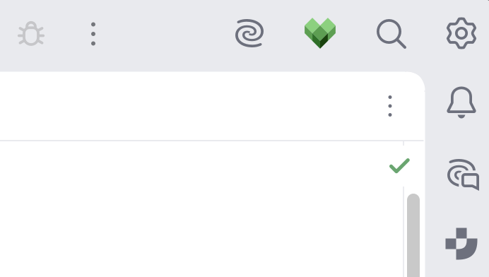 The CLion main toolbar with the Sync Project with BUILD Files button that starts a Bazel project sync The CLion main toolbar with the Sync Project with BUILD Files button that starts a Bazel project sync