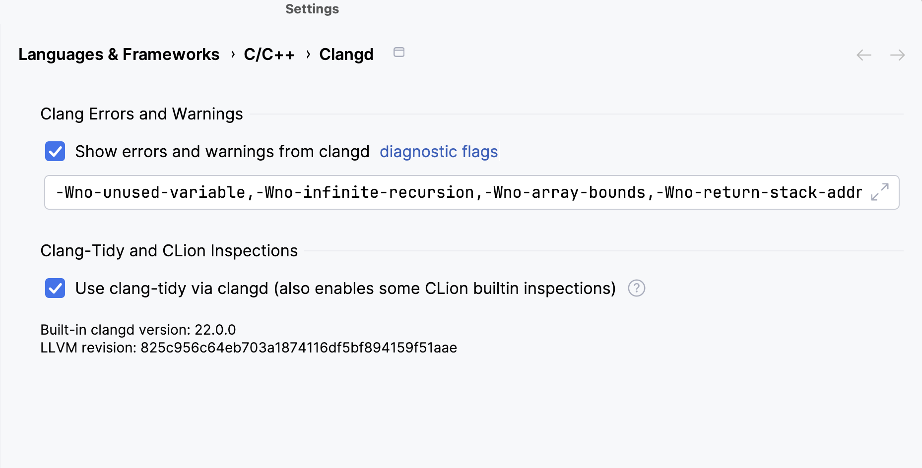 Clangd 设置 Clangd 设置