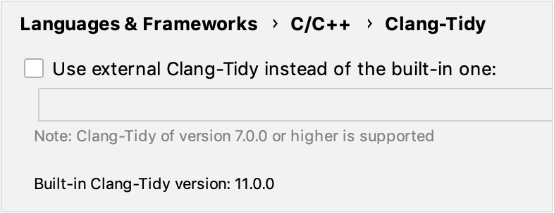 Custom Clang-Tidy binary Custom Clang-Tidy binary
