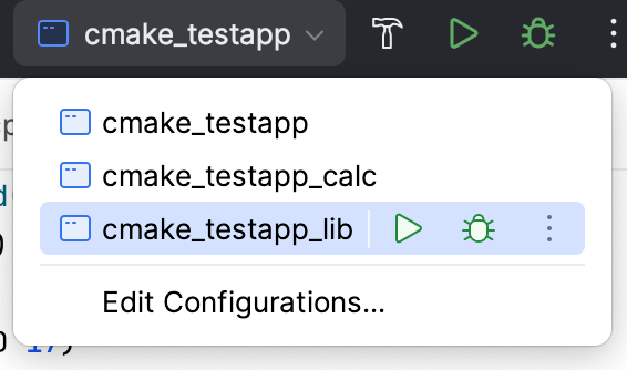 Configuration for the newly added library target Configuration for the newly added library target