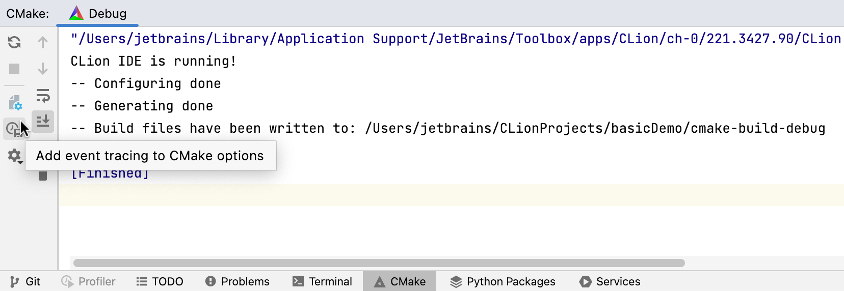 自动添加 CMake 性能分析标志 自动添加 CMake 性能分析标志