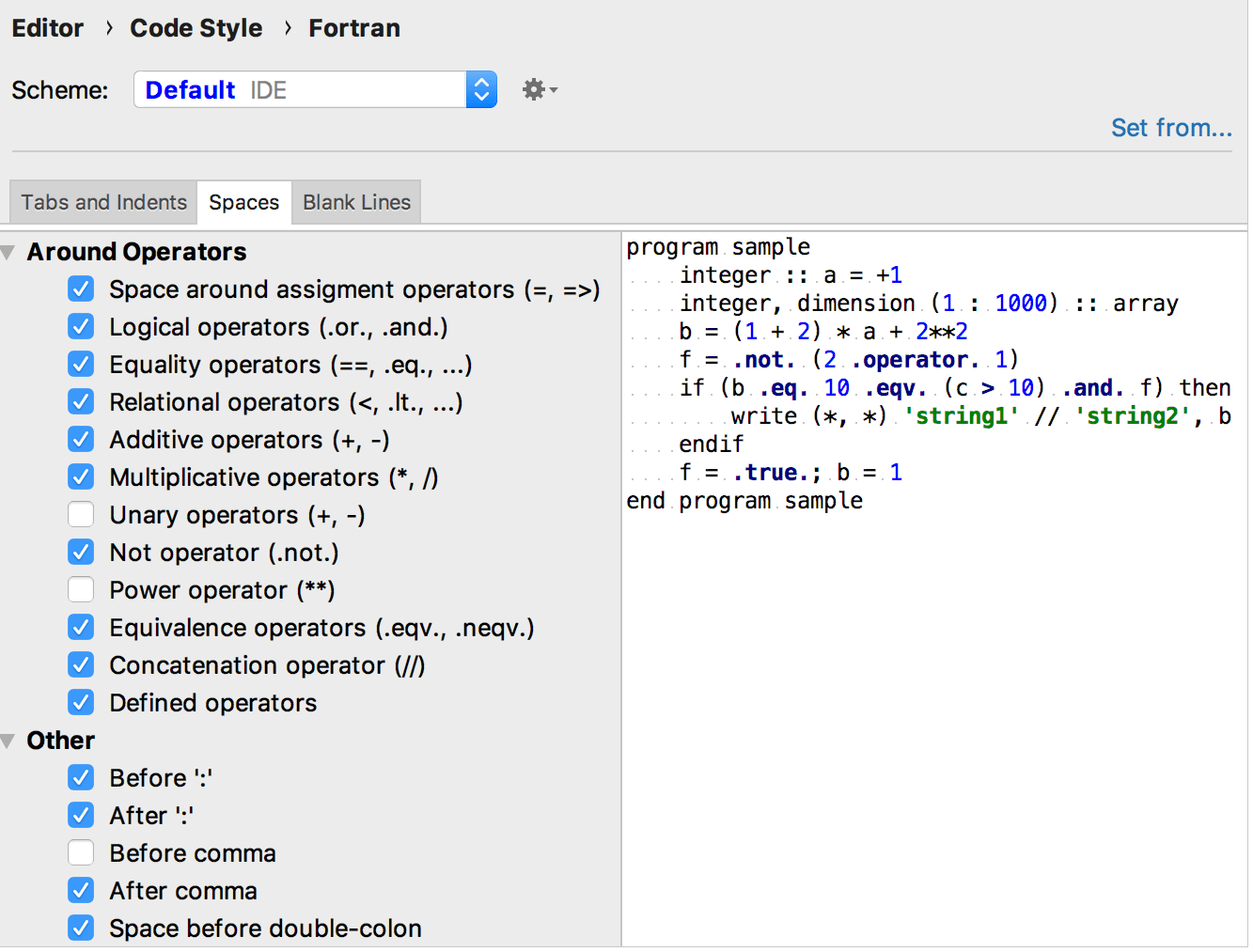 Fortran 的代码样式 Fortran 的代码样式
