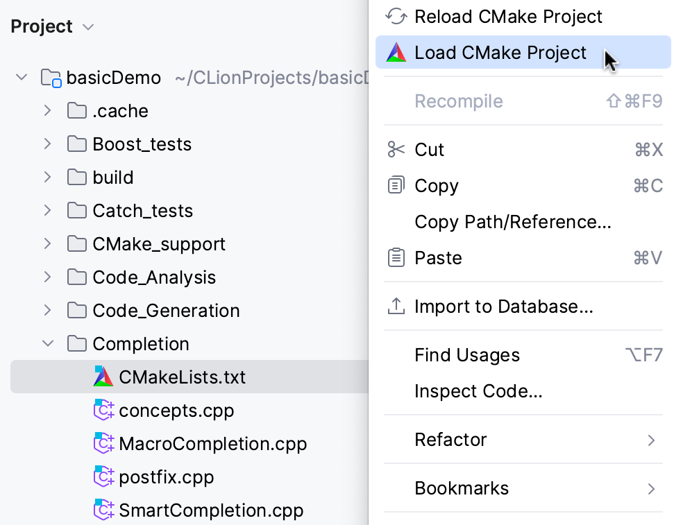 加载一个 CMake 子项目 加载一个 CMake 子项目