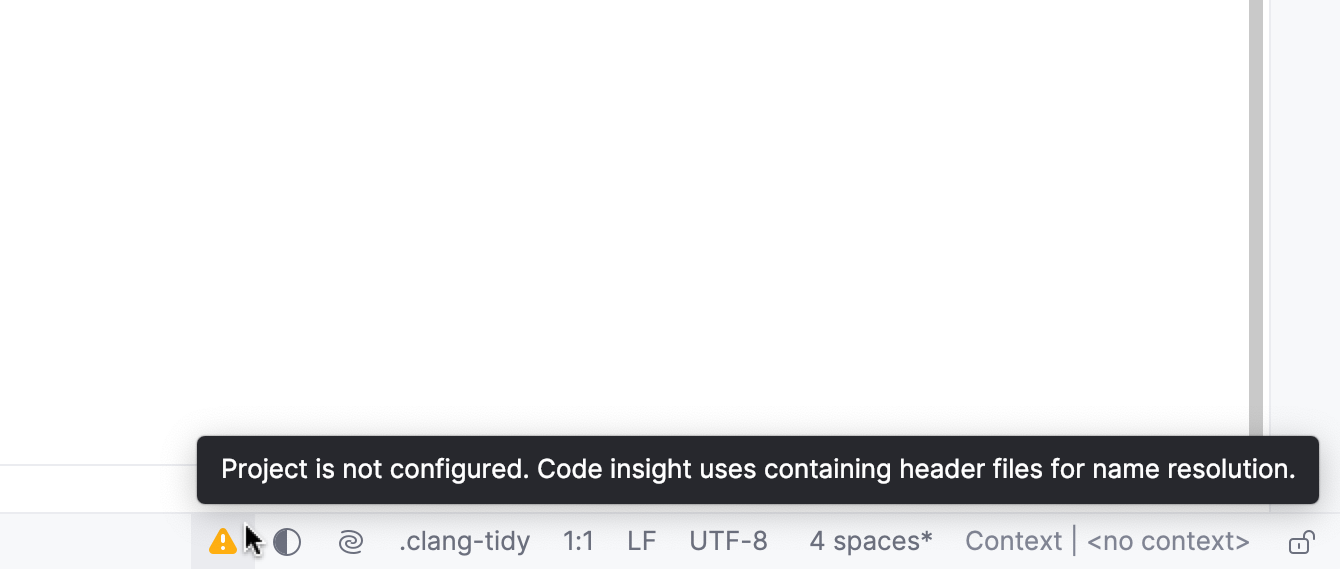 项目未配置通知