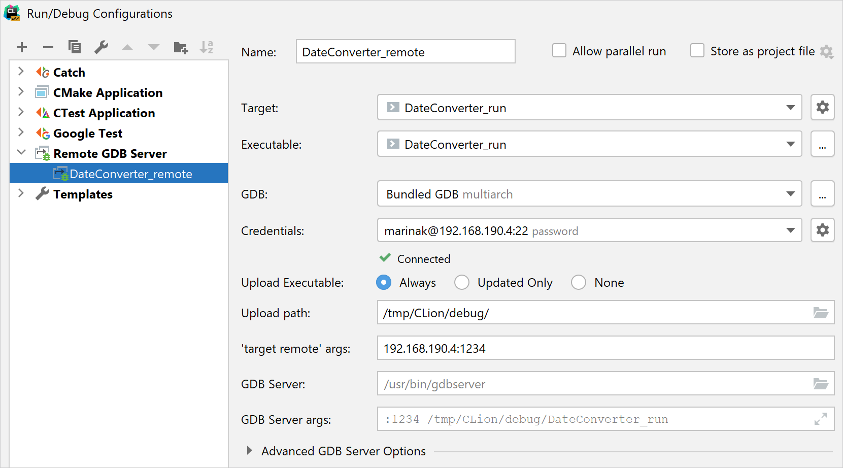 Remote GDB Server 配置