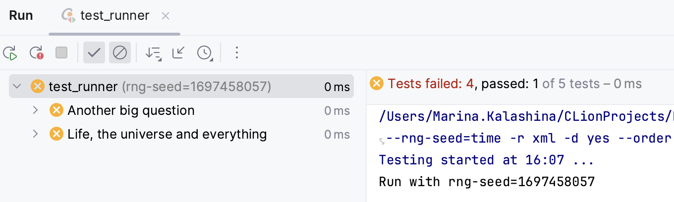 Test results with fixed rng-seed Test results with fixed rng-seed