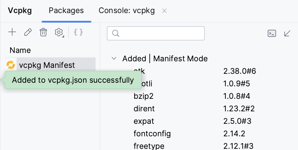 Switched to manifest mode Switched to manifest mode
