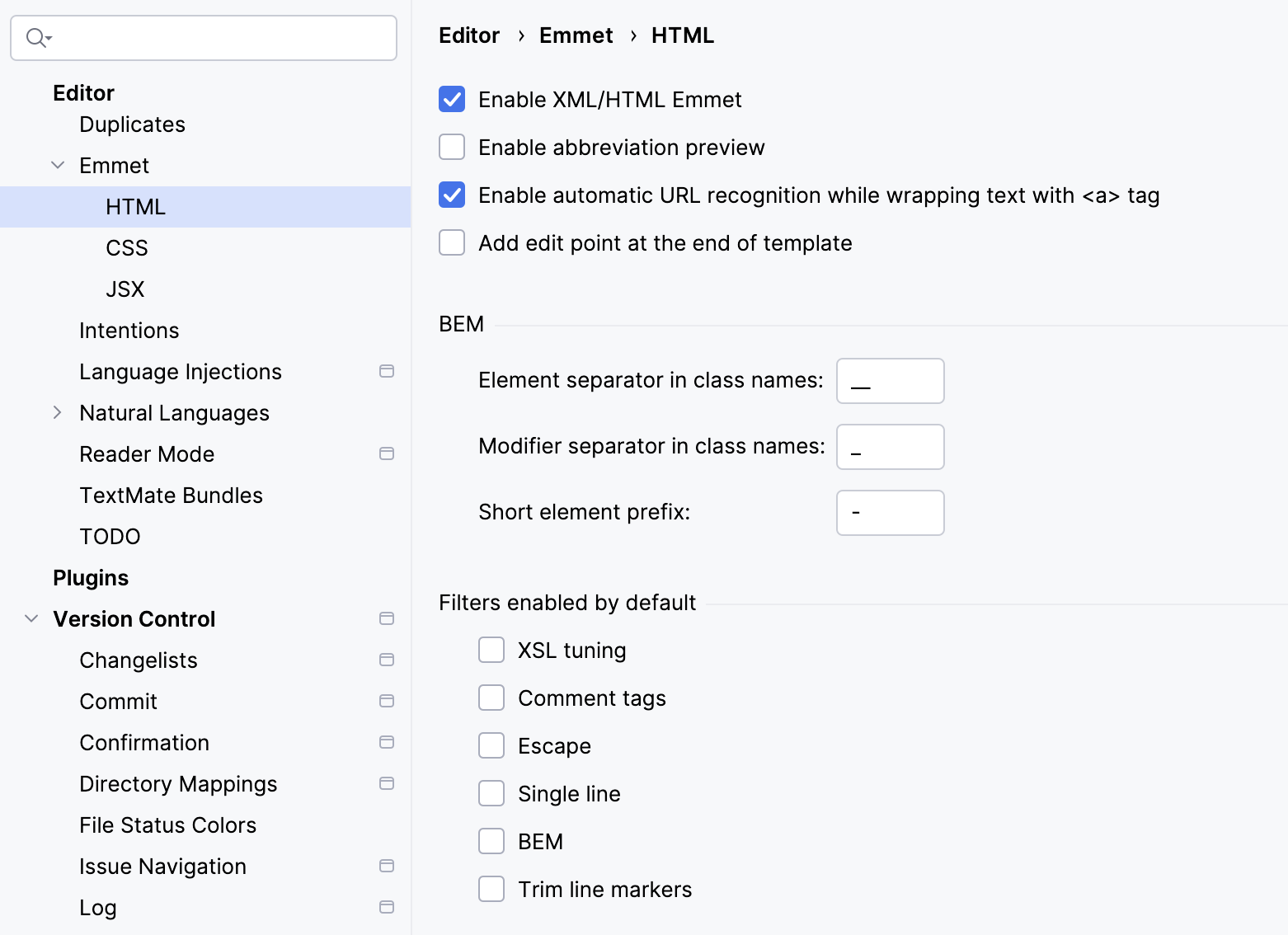 Configuring Emmet Configuring Emmet