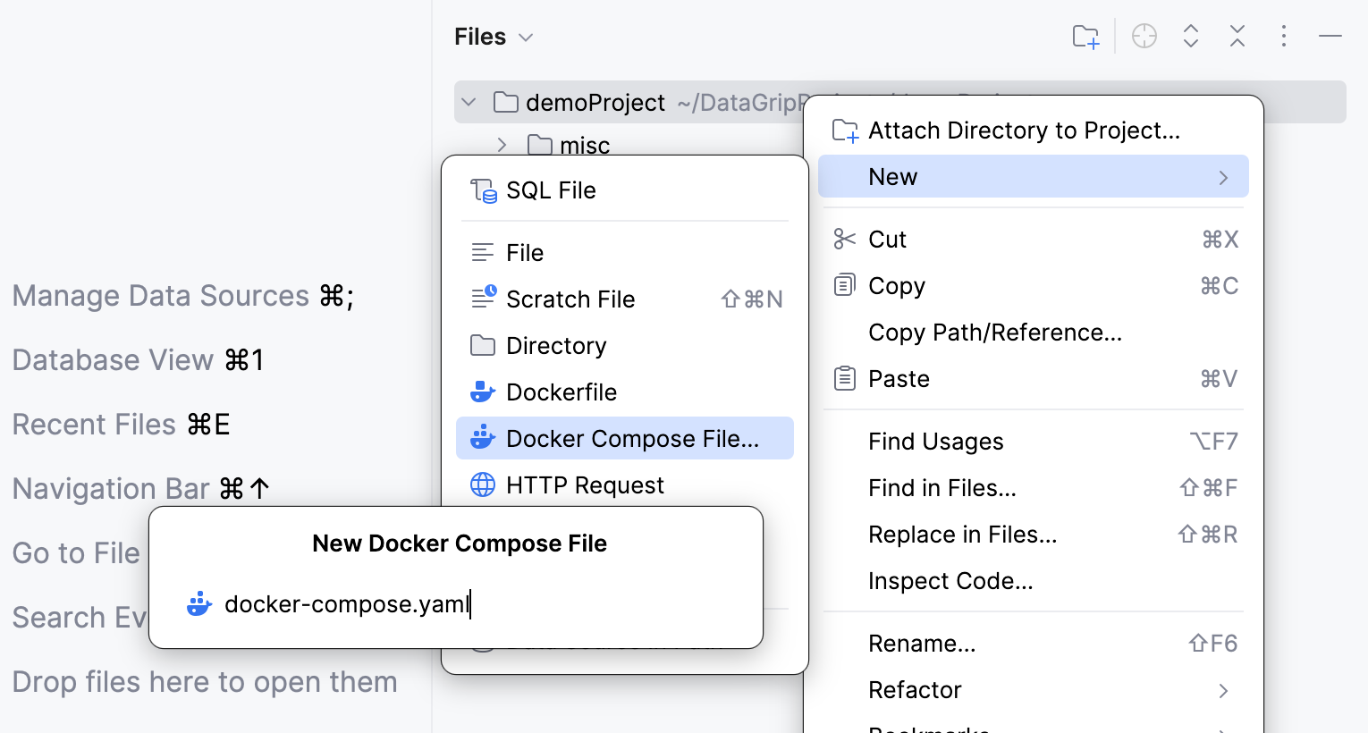 Create a docker-compose.yml