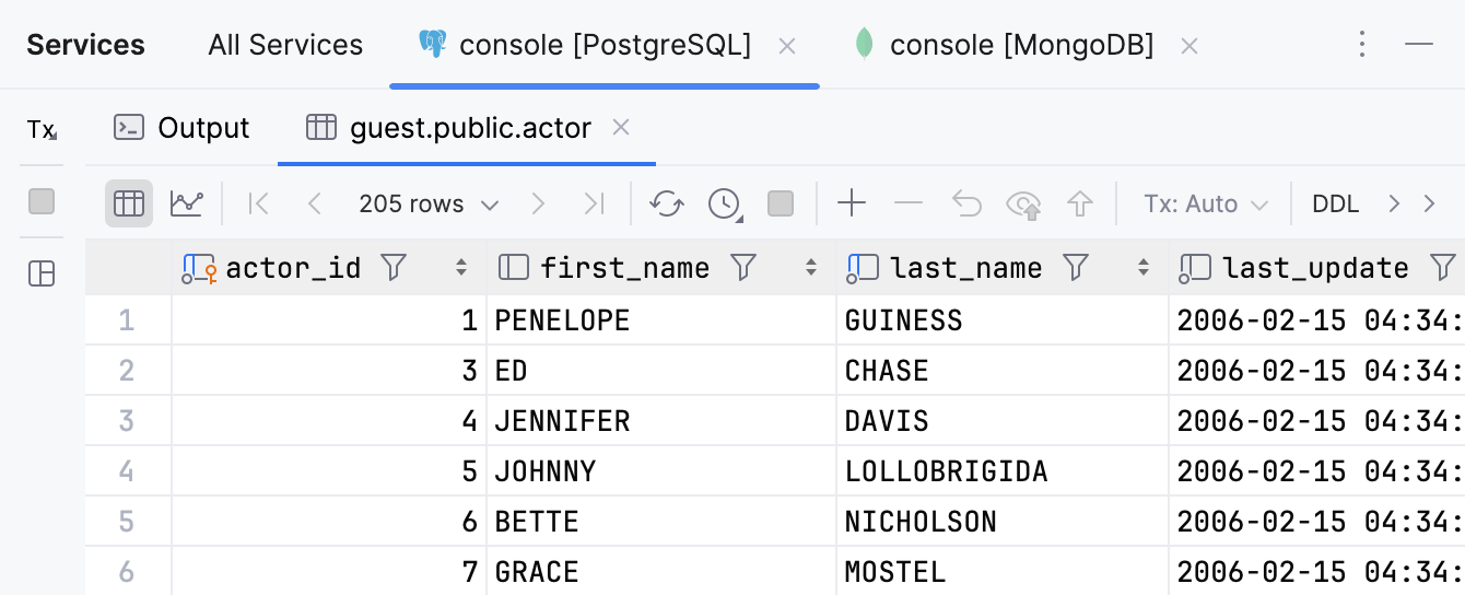 Open new services tab for sessions is on Open new services tab for sessions is on