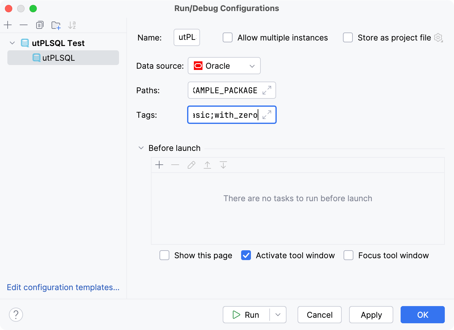 Run/Debug Configuration for tSQLt tests Run/Debug Configuration for tSQLt tests