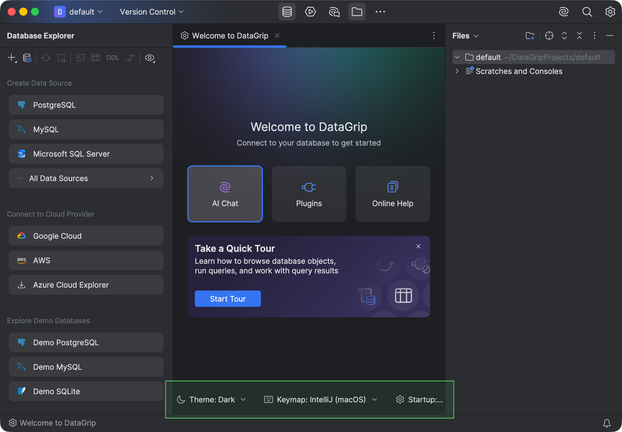 Run DataGrip for the first time | DataGrip Documentation