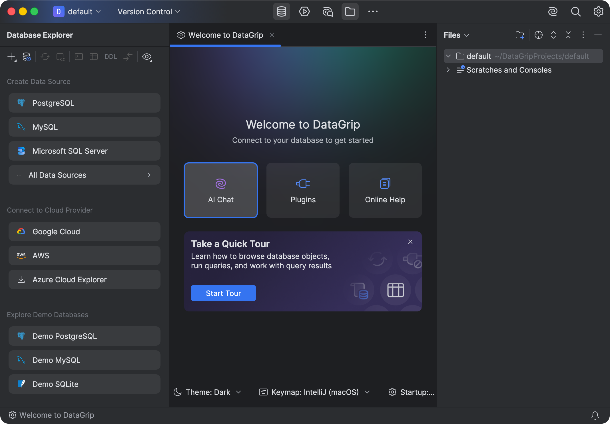 Run DataGrip for the first time | DataGrip Documentation