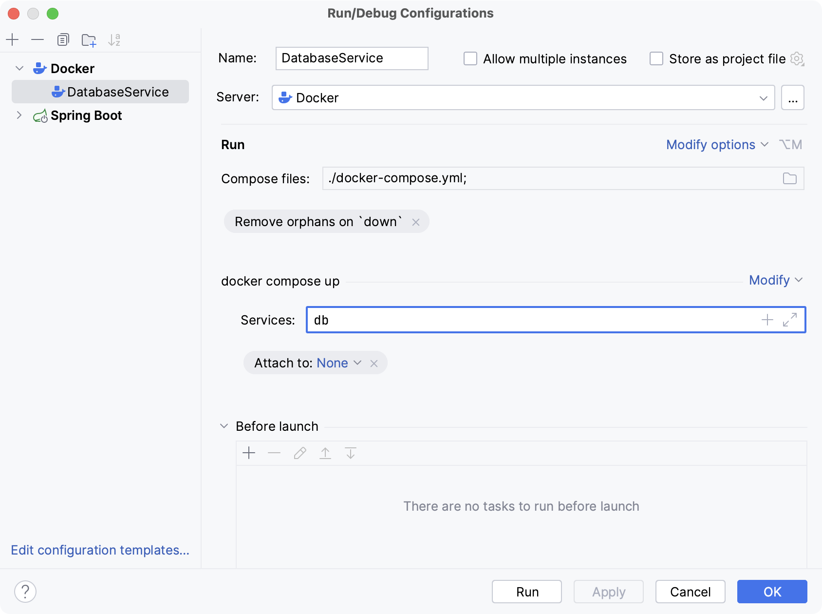数据库服务的 Docker Compose 配置 数据库服务的 Docker Compose 配置