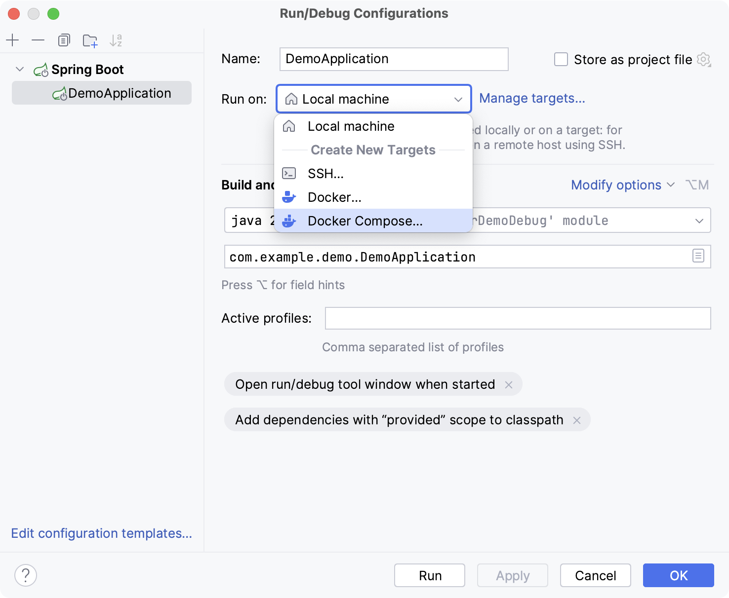 添加新的 Docker Compose 目标 添加新的 Docker Compose 目标