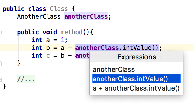Extracting a variable Extracting a variable