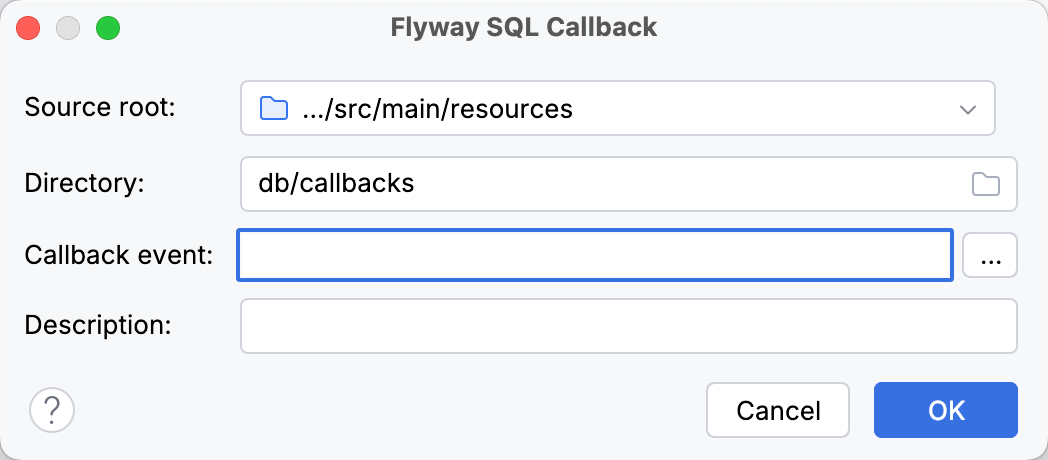 Flyway SQL 回调
