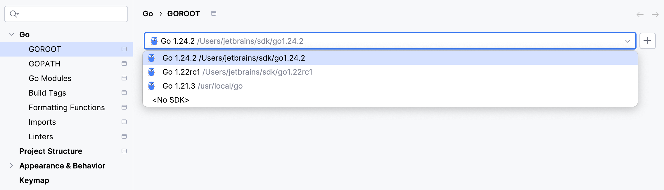 Configuring GOROOT