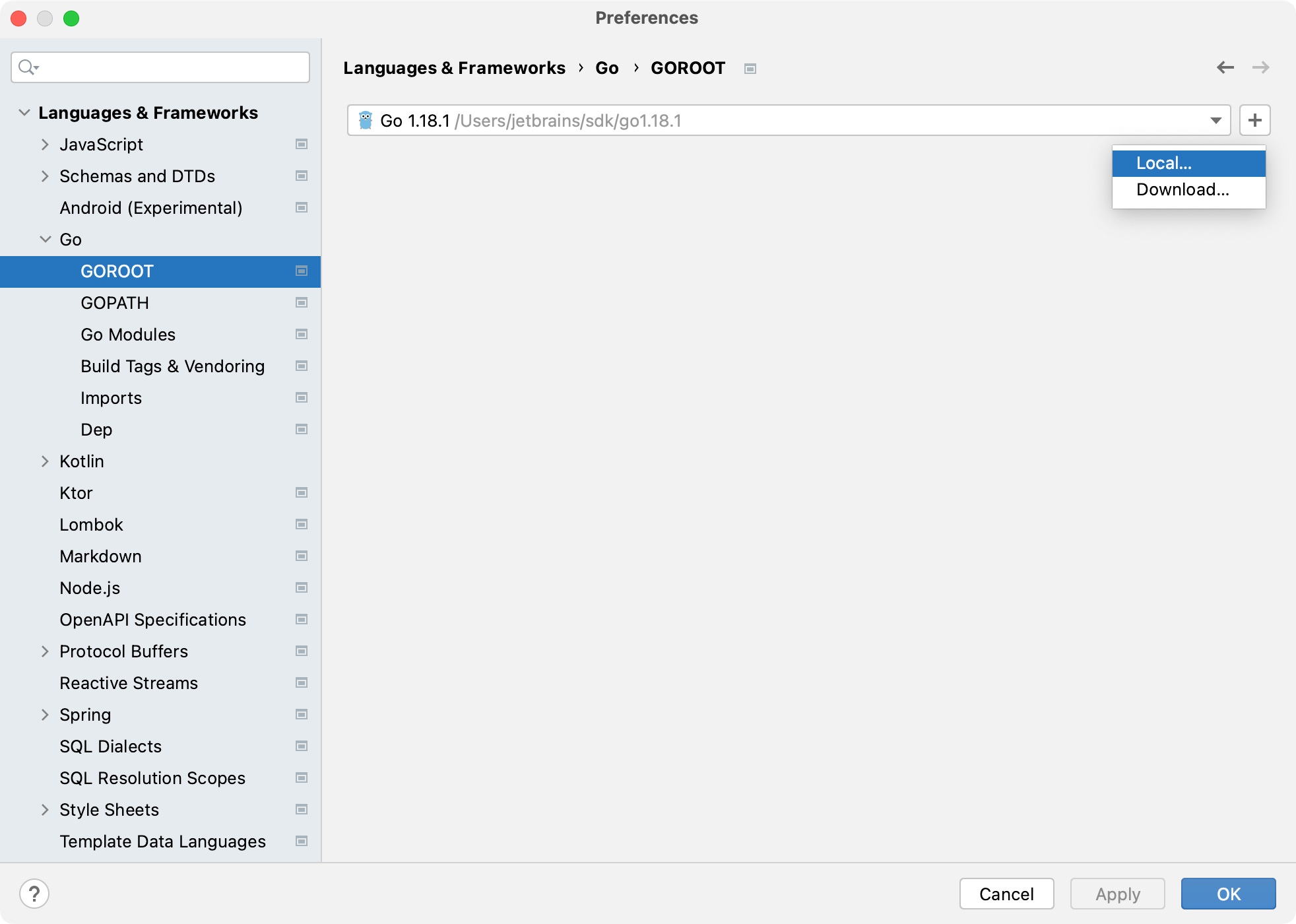 Installing Go SDK Installing Go SDK