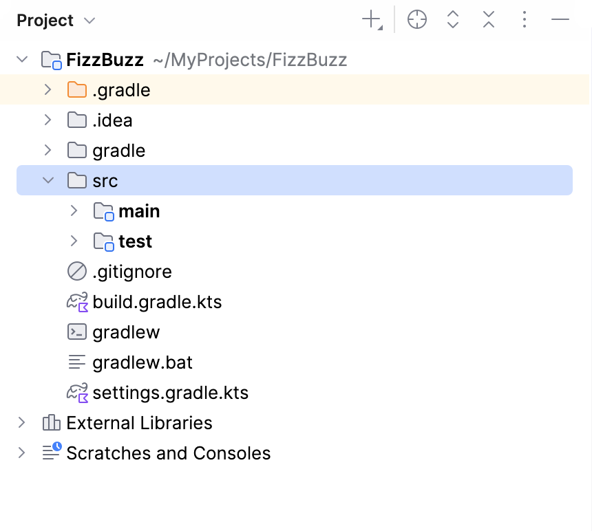 Gradle 项目视图 Gradle 项目视图