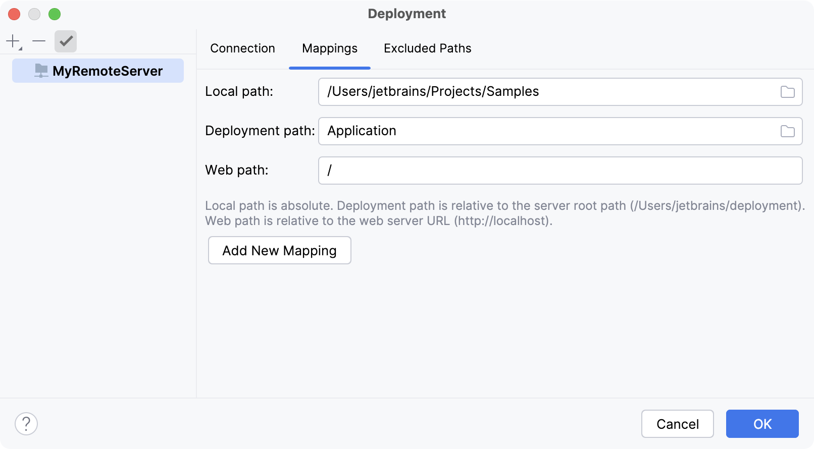 Deployment Mapping Tab Deployment Mapping Tab