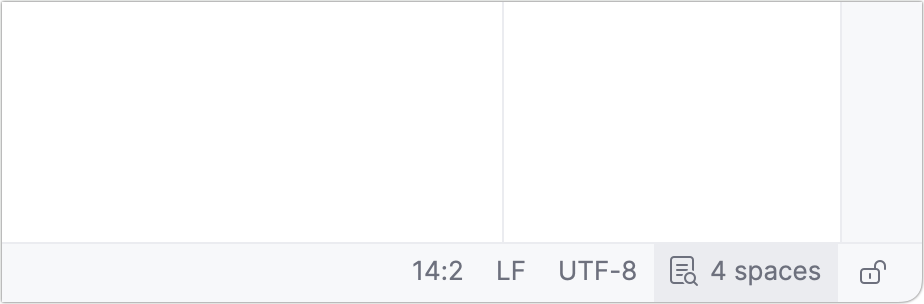 Indentation widget Indentation widget
