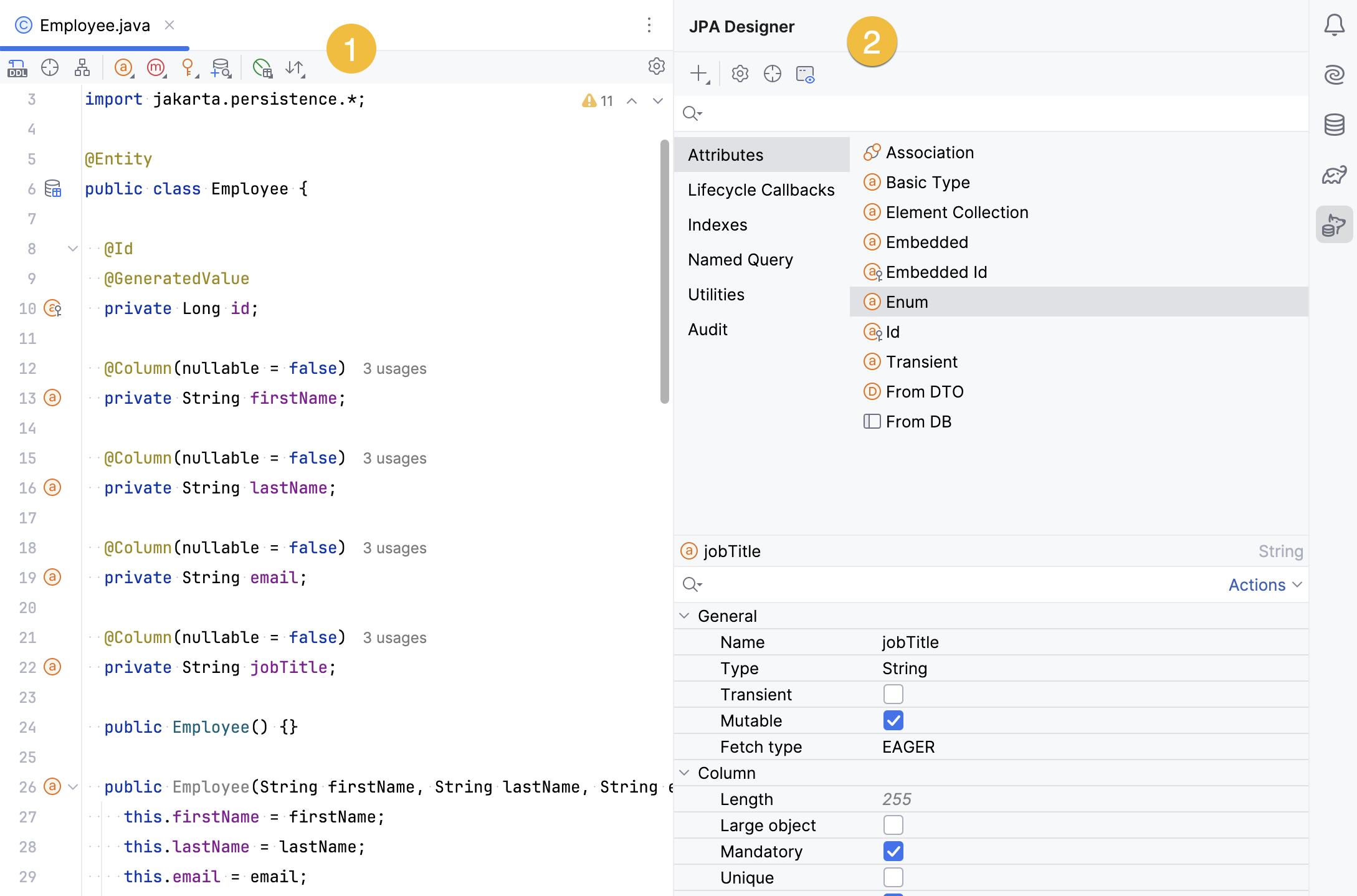 JPA Buddy visual tools JPA Buddy visual tools