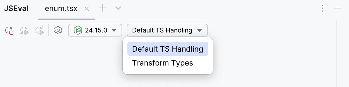 Configure TypeScript handling