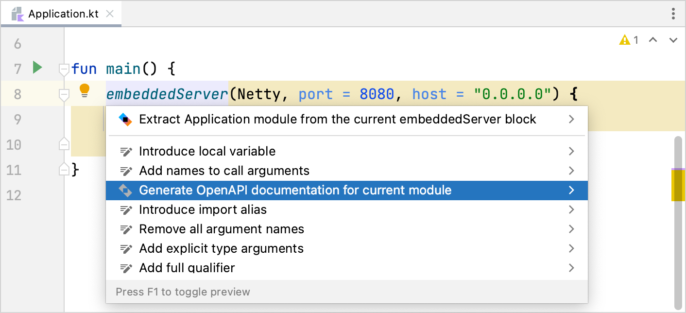 Generate OpenAPI documentation Generate OpenAPI documentation