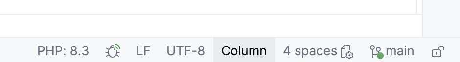 Column mode Column mode