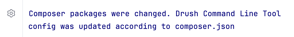 Drush auto-configuration message in Composer Log Drush auto-configuration message in Composer Log