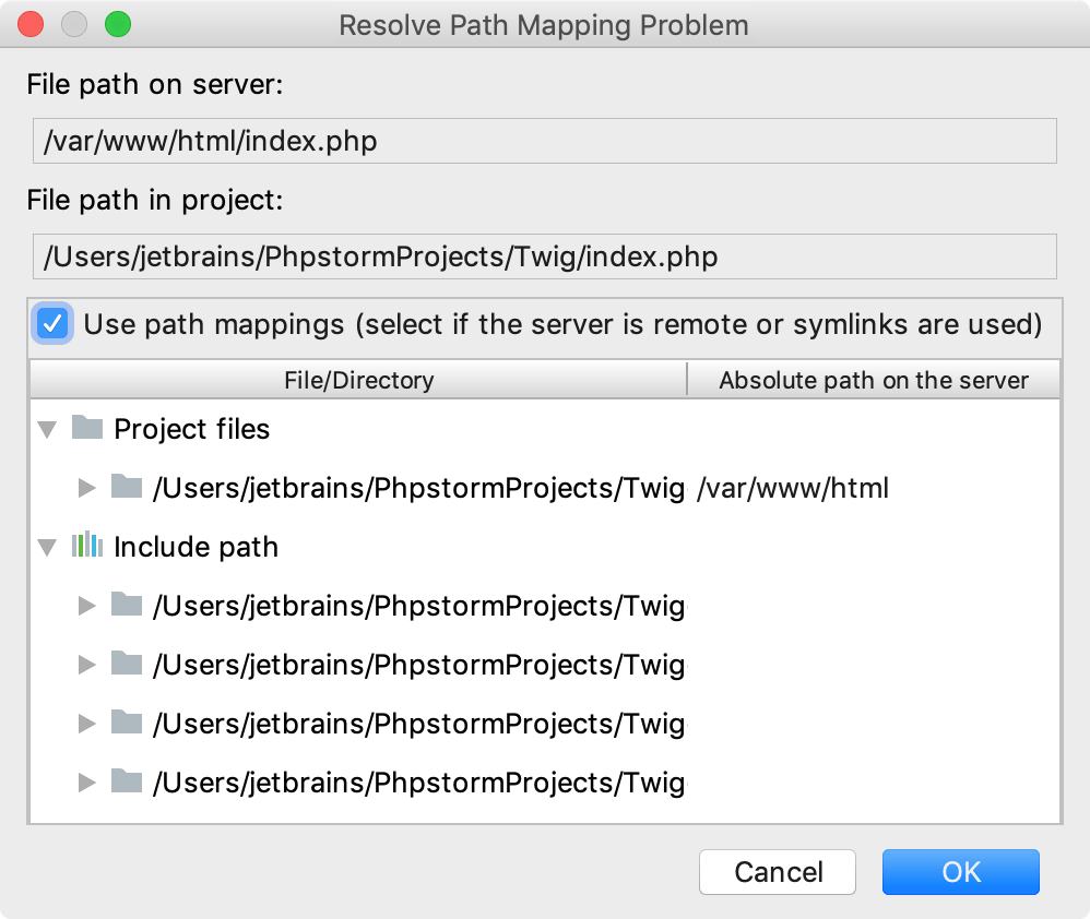 Fixing debug mappings configuration.png Fixing debug mappings configuration.png