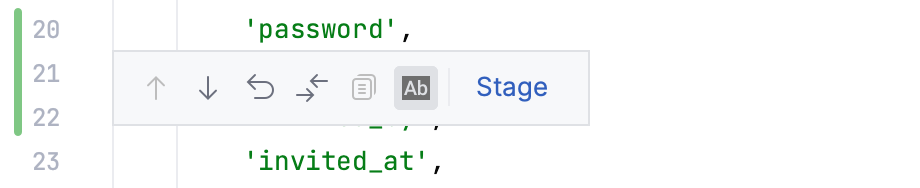 Stage change from the editor Stage change from the editor