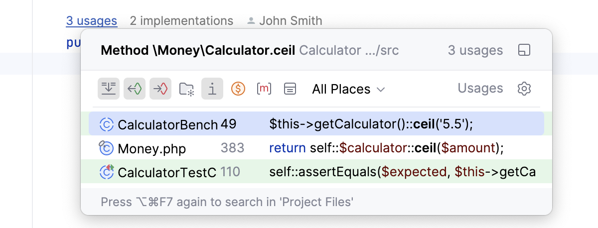 Inlay hints, code vision: jump to usages Inlay hints, code vision: jump to usages