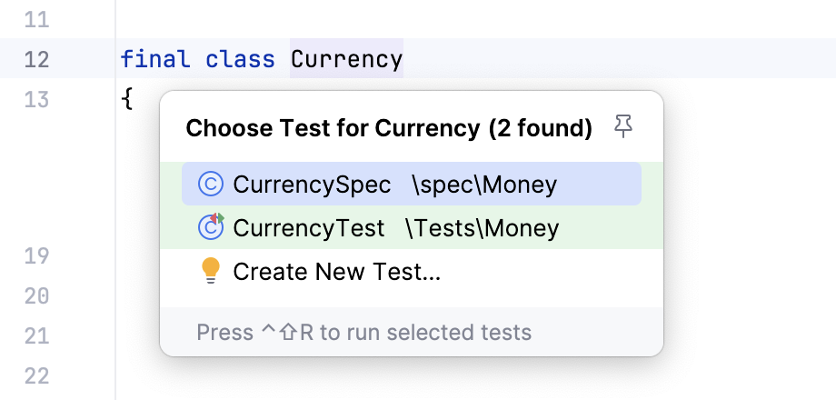 Navigate to test from test subject Navigate to test from test subject