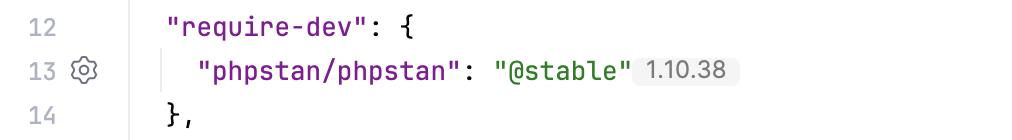Gutter icon for phpstan settings in composer.json Gutter icon for phpstan settings in composer.json