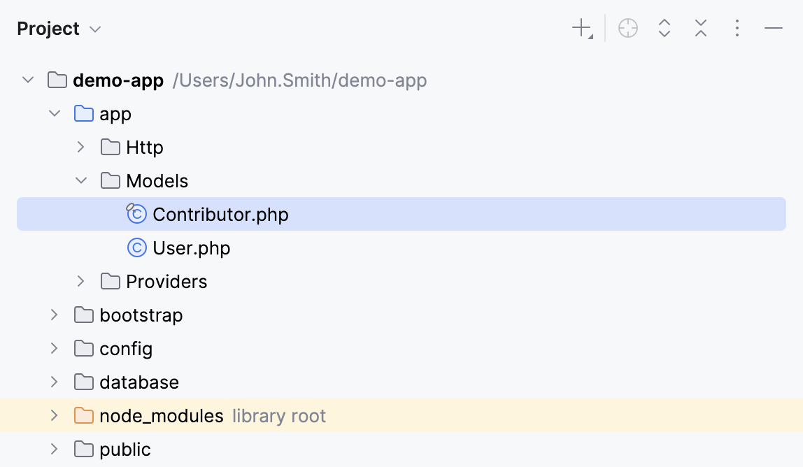 Show class members in the Project tool window: OFF Show class members in the Project tool window: OFF