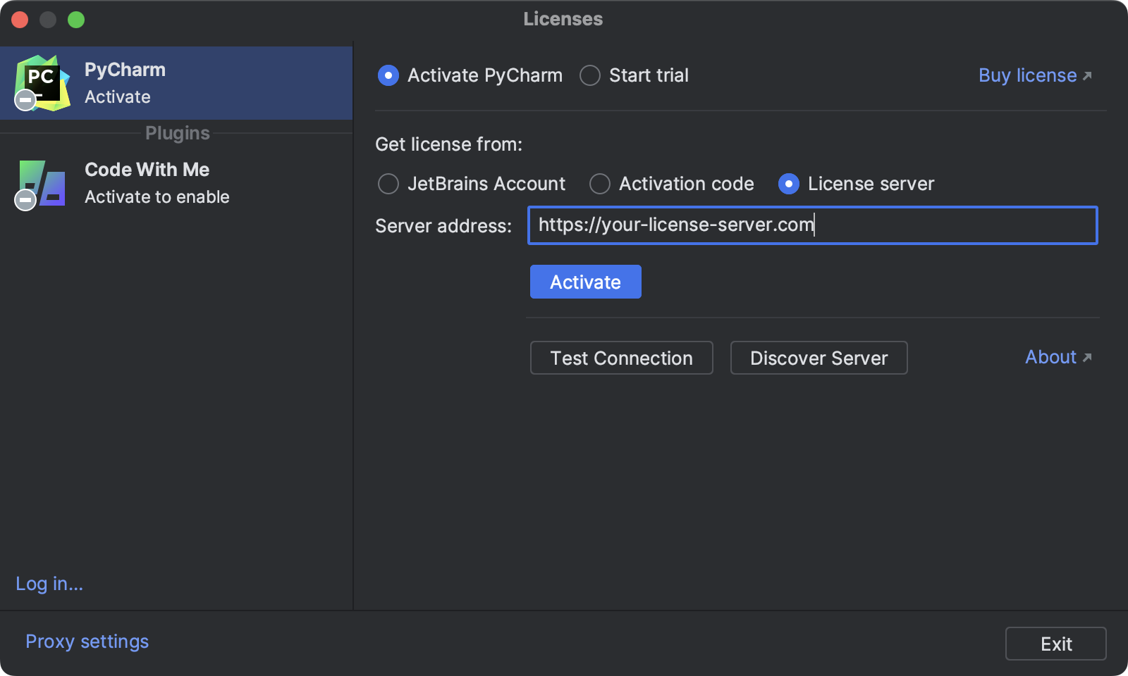 Register PyCharm | PyCharm Documentation