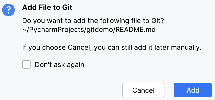 Add a new file to Git Add a new file to Git