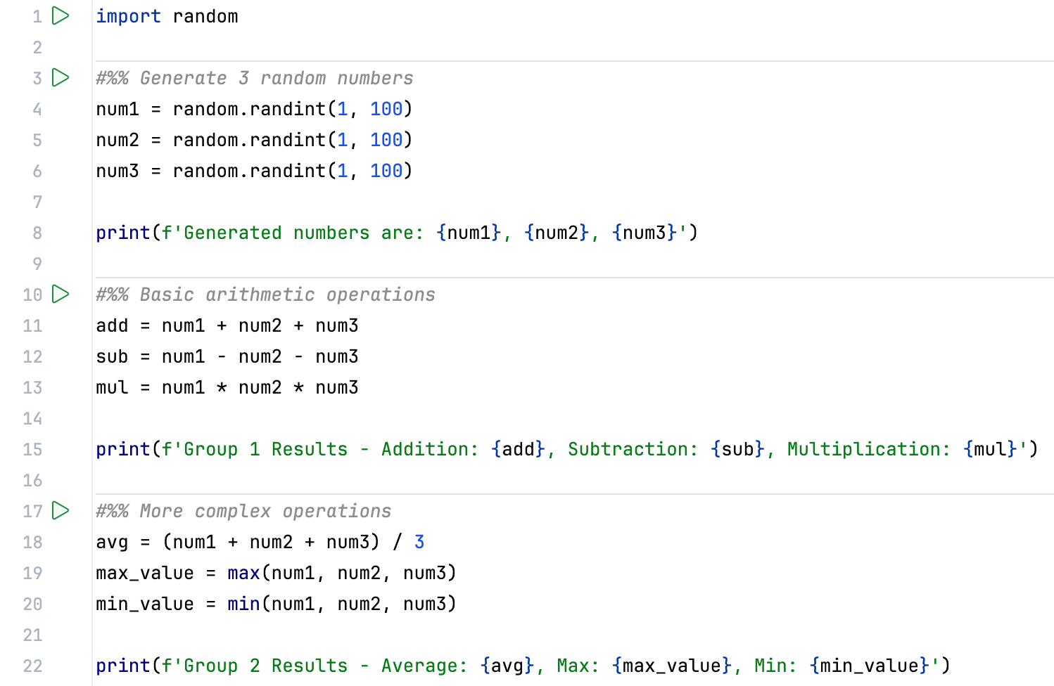 Adding cells to the Python code Adding cells to the Python code