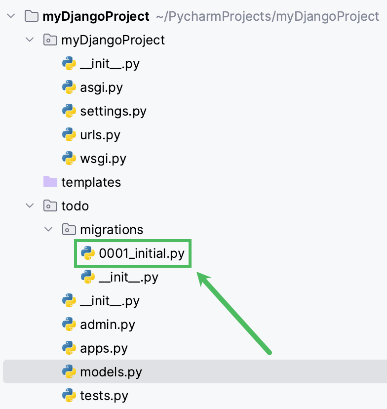 New Django migration New Django migration