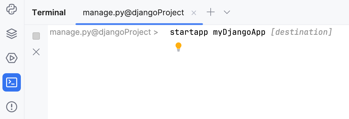 向项目添加新的 Django 应用 向项目添加新的 Django 应用